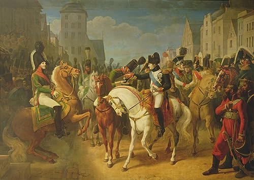Cuadro de Napoleón Bonaparte de Jean Baptiste Debret, decoración artística para paredes de salón