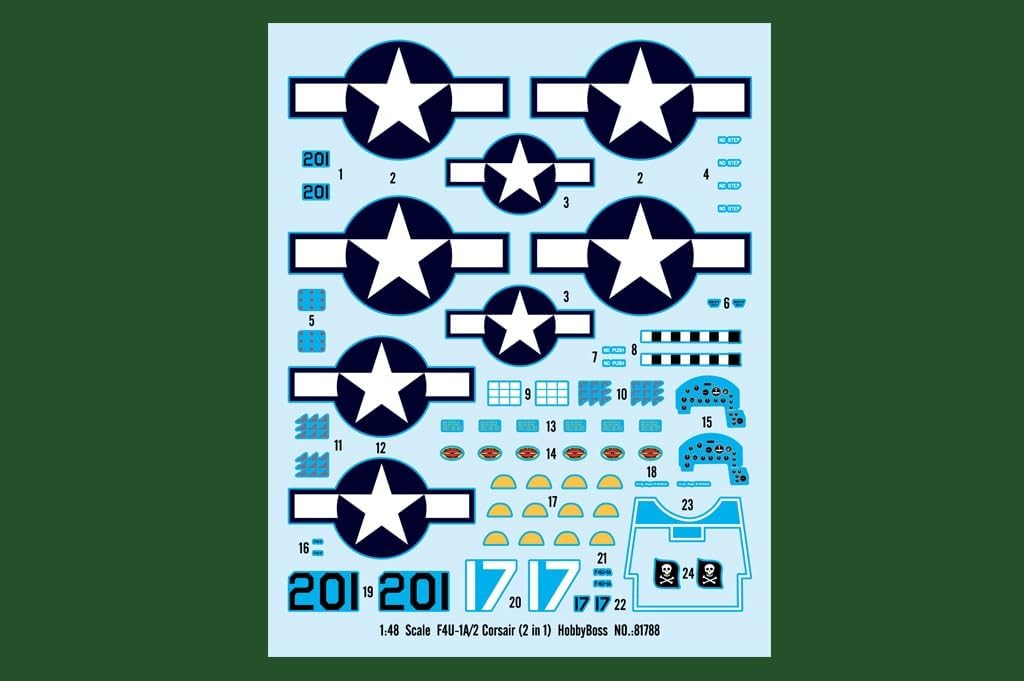 Hobbyboss 1:48 - F4U-1A/2 Corsair (2 in 1)