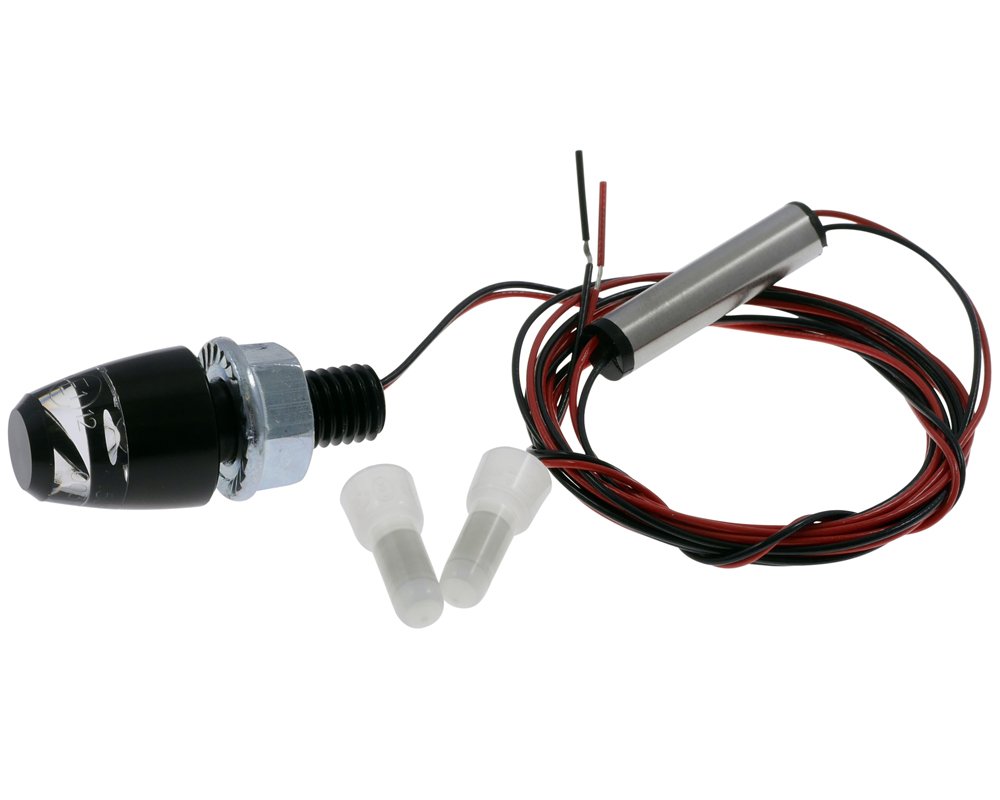 Blinker Led MOTOGADGET m-BLAZE PIN, schwarz eloxiert, Mini, Stück, Motorrad