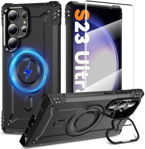 Compatible With IPhone 12 Pro / 12 6.1" Case With Camera Lens Slide Cover Magnetic Ring Stand [Compatible With MagSafe] Shockproof Heavy Duty Military - View #9