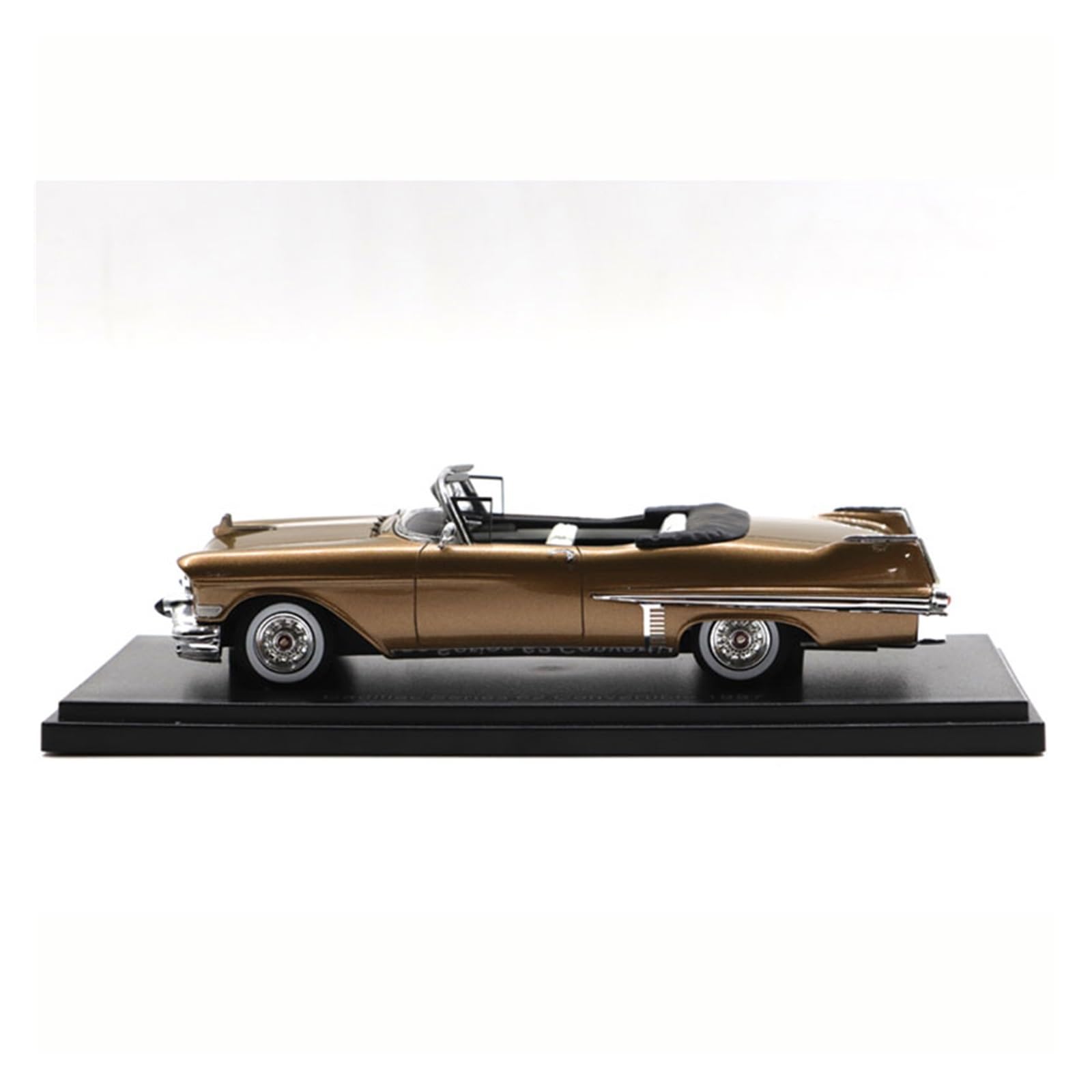 Modellino Di Auto In Lega Di Zinco 1/43 Per Cadillac 1957 Oro Convertibile Classico Modello Di Auto In Resina Pressofusa Collezione Esposizione Statica Modellino Di Auto Pressofuso