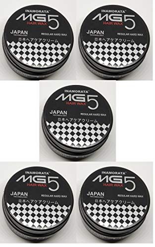 Image of MG5 EXTRA CARE STRONG HOLD, HARD CORE HAIR STYLING HAIR WAX PACK OF 5