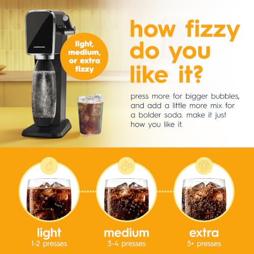 Image of SodaStream MUG Root Beer Zero Sugar Drink Mix, 4 Pack Root Beer Syrup for Sparkling Water Makers, Sugar Free Soda Syrup, Control Your Fizz with Sodastream Flavors, 4 x 14.9 Fl Oz (440ml) Makes about 96 Drinks Per Pack.