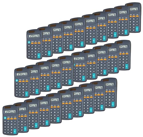 Calculator Small, 4 Function Calculators with Solar Power 8 Digit Small Pocket Size Desktop Handheld for Classroom Desktop Home