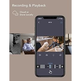 nooie Baby Monitor with SD Card,Baby Monitor with Camera 360 Camera, WiFi Baby Cam with Phone App, AI MotionTracking and Sound Detection,1080P Night Vision Two-Way Audio