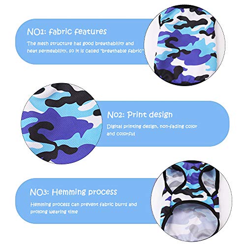 Sebaoyu Set of 3 Puppy Clothes Dog Apparel & Accessories Dogs Clothes for Small Dogs Girl Dog Shirts Chihuahua Clothes Small Dog Clothes Dog Tshirts Clothes for Teacup Puppies Dog Clothing - Thumbnail 5