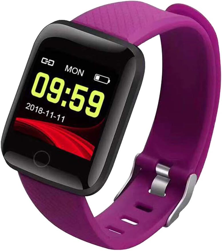 CTRONIQ Bond XII - Smart Activity Tracker, BT connect, Health monitors, Daily alarms & reminders, Purple