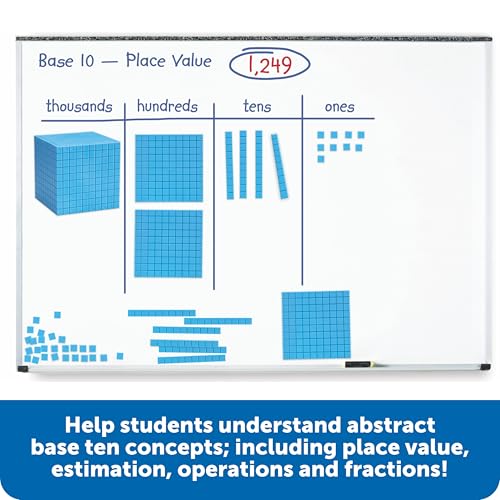 Kit de démonstration aimanté géant de Base 10 pour animer les cours de mathématiques - 2