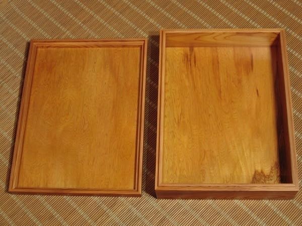 Amazon.co.jp: 屋久杉工芸品文箱（大）文房具箱筆記用具入れ和風鹿児島