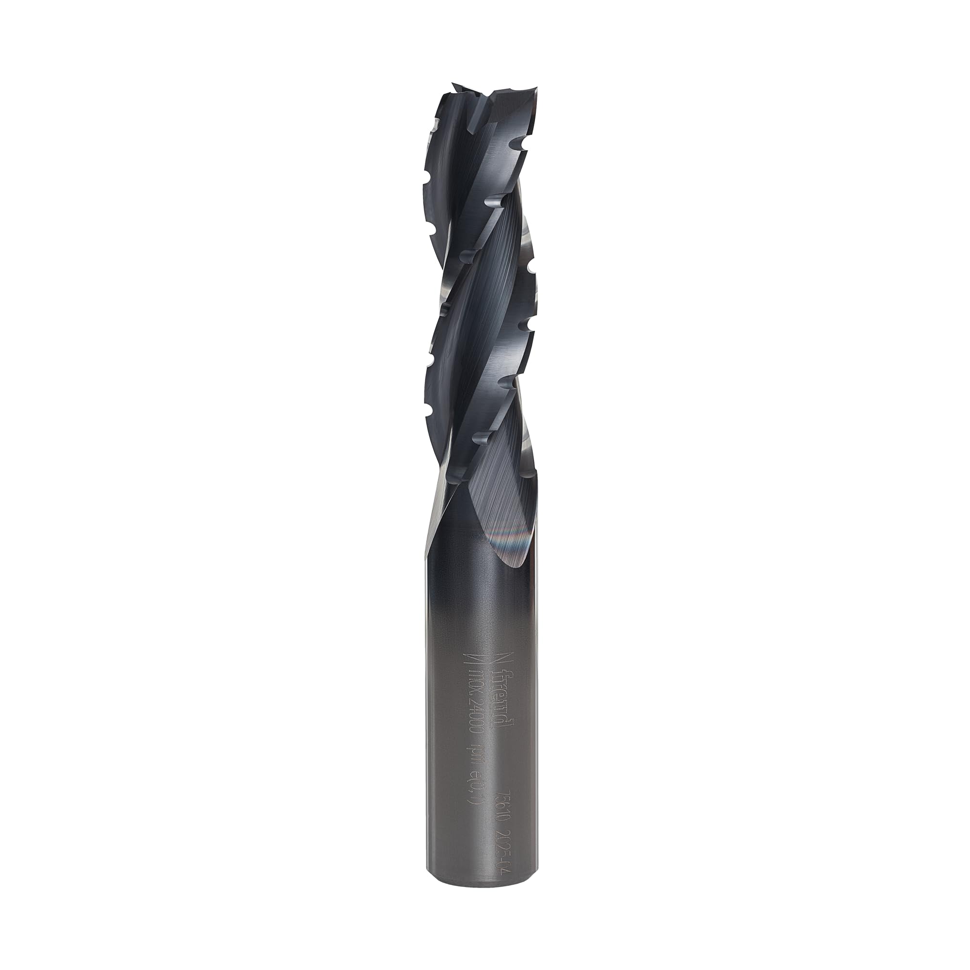 Freud 1/2" (Dia.) Solid Carbide Chipbreaker Up Spiral Bit with 1/2" Shank (75-610)