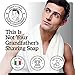 Mr. Fine 21C Men’s Shaving Soap, Builds Thick & Easy Lather, Protects From Razor Burn & Irritation, No Artificial Colors, Made In Italy, 5oz. (150ml), Latigo
