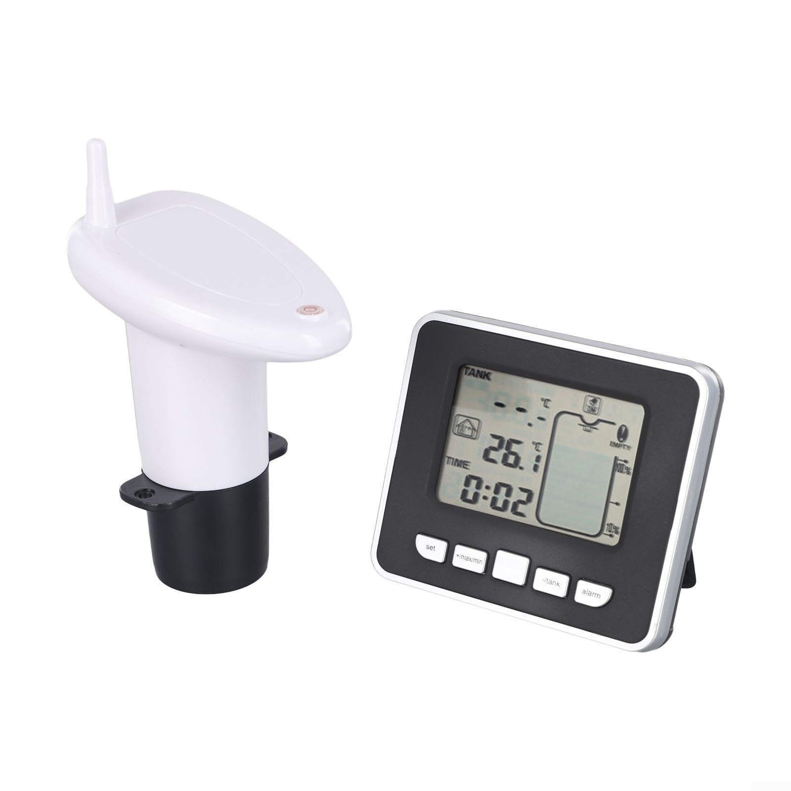 Temperature Indicator Fill Level Gauge For Cistern Rainwater Tank Water Storage Monitoring System With Wireless Transmission Up To 100m Range