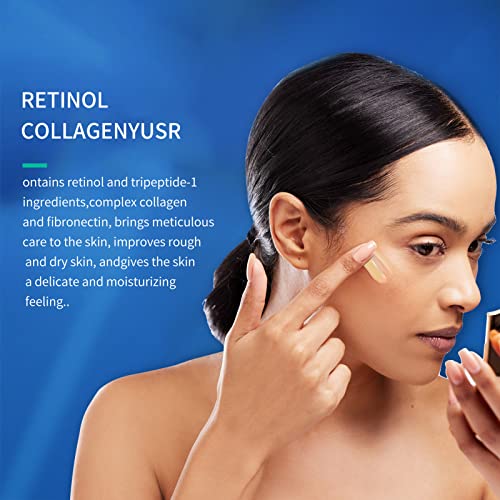 Retinol Facial Cream, Collagen Cream With Hyaluronic Acid, Anti-Aging Facial Moisturizer Day And Night, Serum For All Skin Types For Men And Women1.7Fl Oz #TOP2