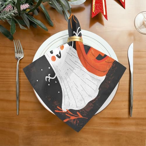 Servilletas de Tela Halloween Multicolor Pack 6 miniatura 3