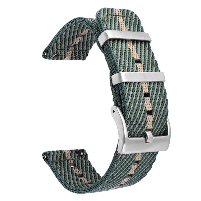 Premium Nylon Watch Strap with Quick Release | Heavy-Duty Durable Woven Band | Stainless Steel Buckle | Sweat-Resistant & Comfortable | 18mm, 20mm, 22mm, 24mm-image-30