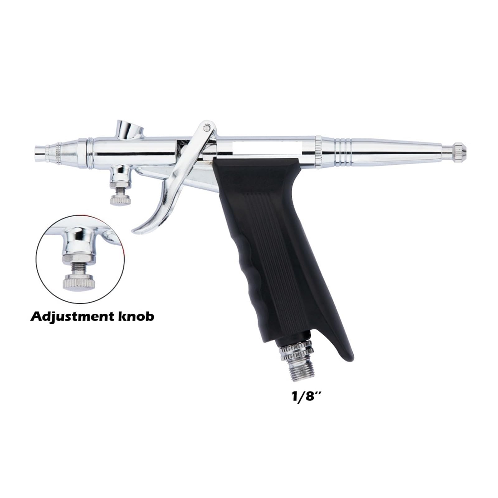 Spruzzatore di vernice, Pistola A Spruzzo 0.3/0.5/0.8mm Aerografo A Doppia Azione 2cc 7cc 13cc Set Modello Per Auto E Casa Pittura Fai Da Te Adatto Ai Principianti per la pittura domestica
