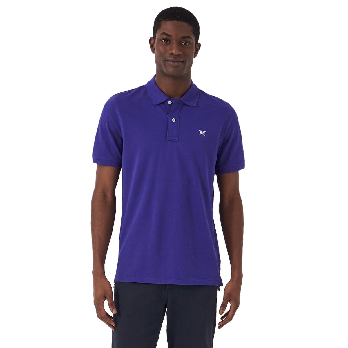 Crew Clothing Men's Purple Classic Pique Polo Shirt