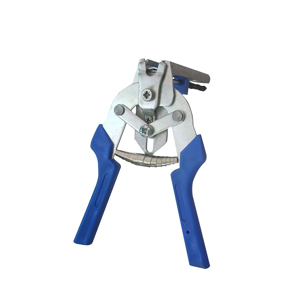 Pinze per anelli di maiale per installare e riparare gabbie per animali domestici con facilità: set di pinze ad anello di maiale con 600 clip M, strumenti manuali ideali per recinzioni, manutenzione