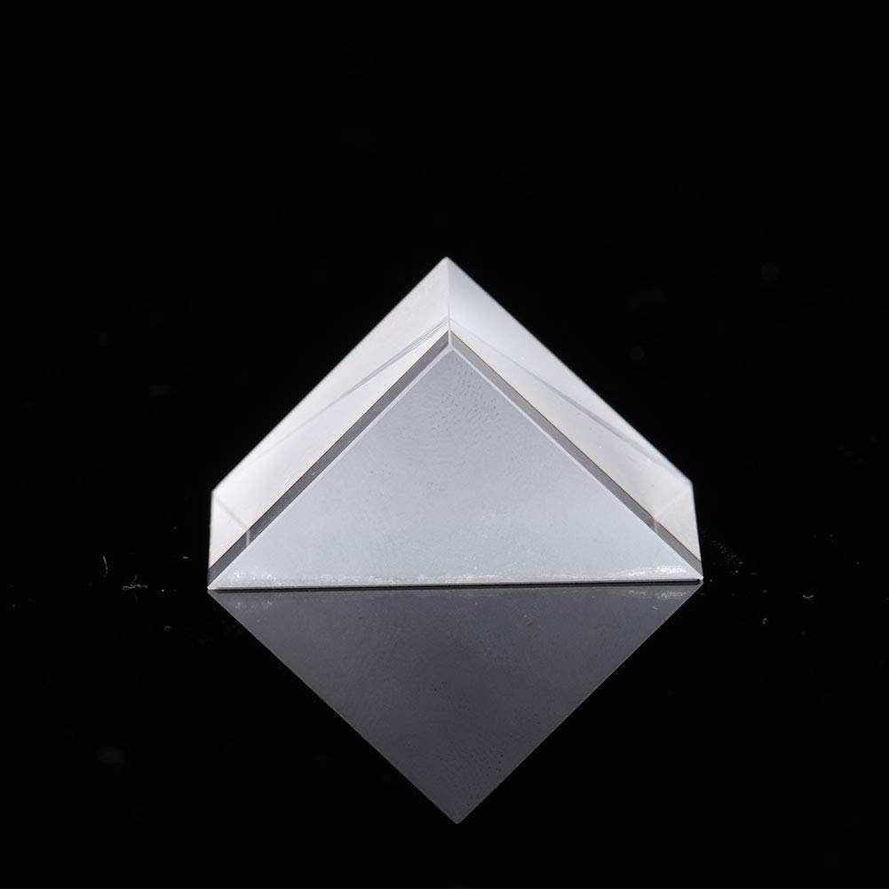 Pryzmat, pryzmat ze szkła optycznego 15x15x15mm, pryzmat trójkątny, narzędzie dydaktyczne do dekoracji prezentów(15 * 15 * 15)
