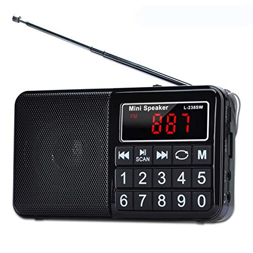 Digital Radio Fm Am Sw tragbaren Pocket Radio MP3-Player mit Kopfhörerbuchse TF-Karte/USB-Treiber