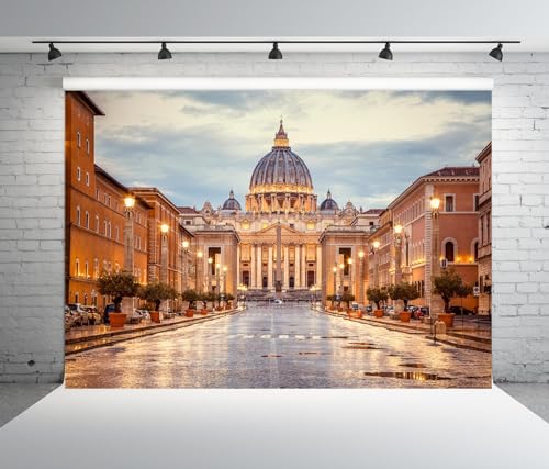 Fondo Fotográfico Loccor 7x5ft Catedral San Pedro miniatura 4