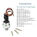7.3 ICP Sensor with Pigtail Connector, Compatible with 1997-2003 Ford 7.3L Diesel Engines Powerstroke, Injection Control Pressure Sensor