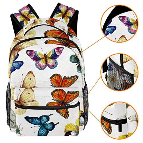 Sacs à dos légers papillon aquarelle Voyage Randonnée Camping - 3
