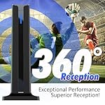 Digital TV Antenna Indoor, 2025 HD Antenna for Smart TV with 3M Stick Base 360°&Long Range Reception for Local Channels, Easy Setup Antena Without Cable - Image 3