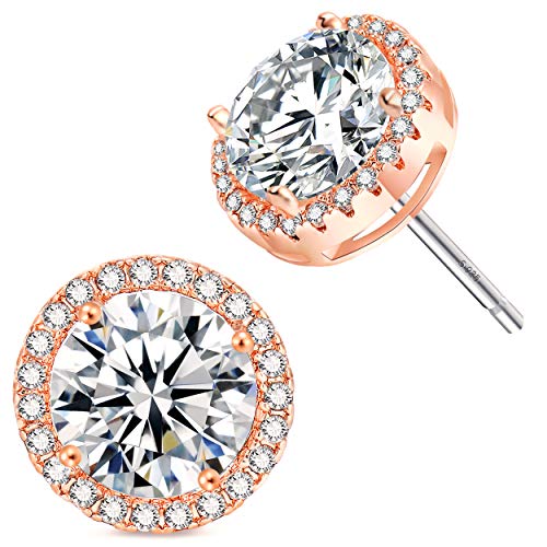 Preisvergleich Produktbild Fleur Rouge - Vergoldet Brilliantschliff zirkonia