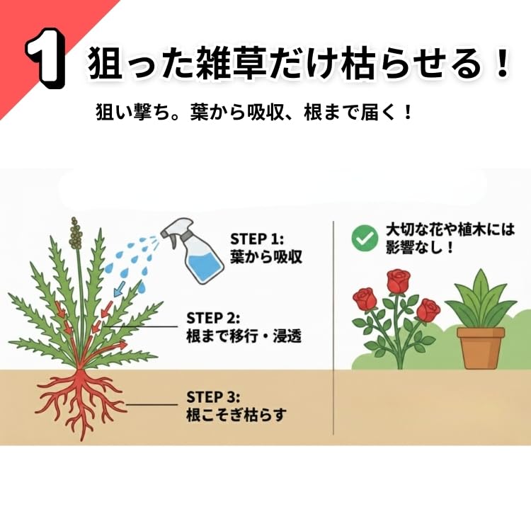 Amazon.co.jp: 一刀両断 5L 除草剤 希釈タイプ 大容量 非農耕地用