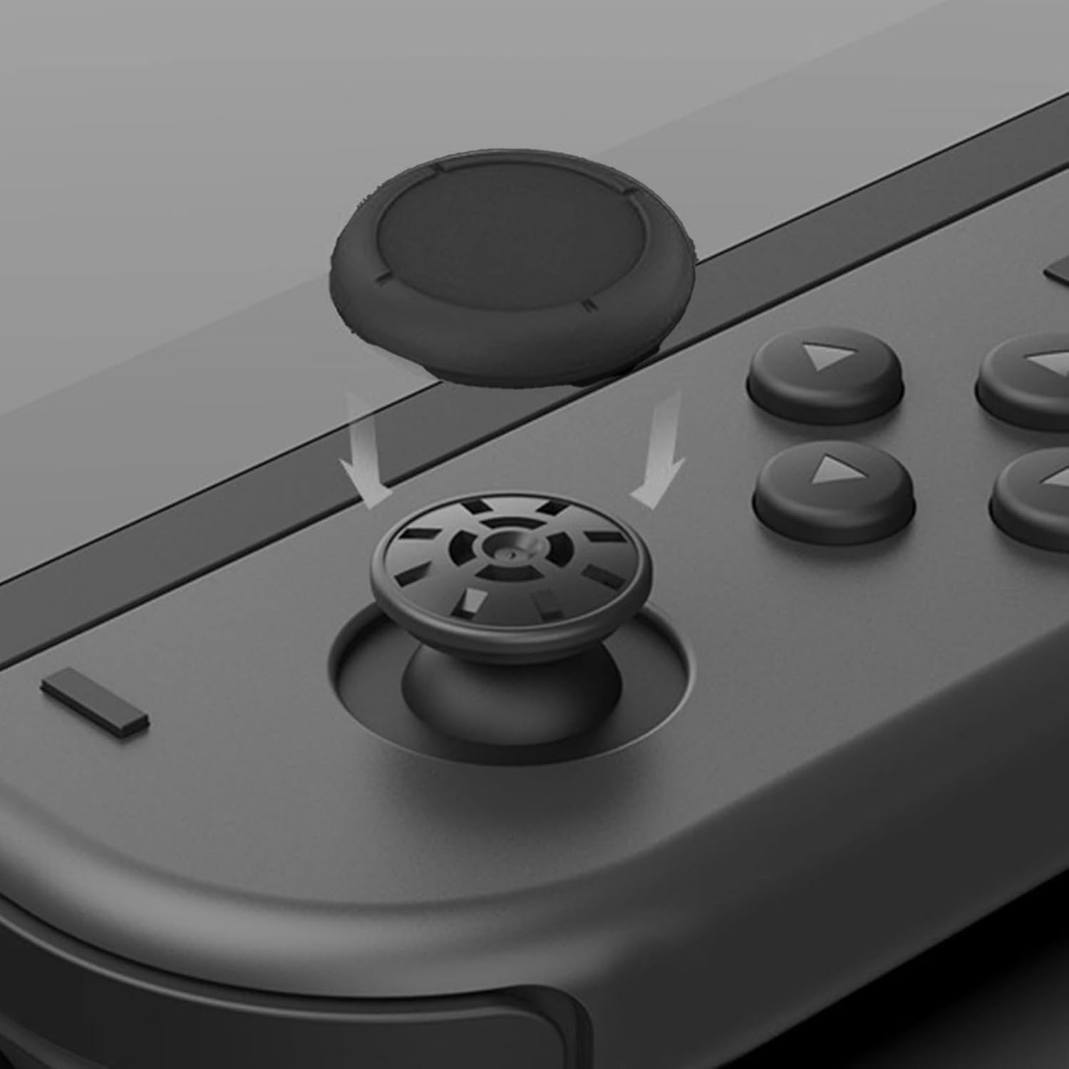 Cubierta Joystick Switch, Grips para Joystick, Fundas para thumbstick, Tapas para Pulgares de switch, joystick Thumb Stick, Compatible con Nintendo, Silicona, 3 Pares - imagen 6