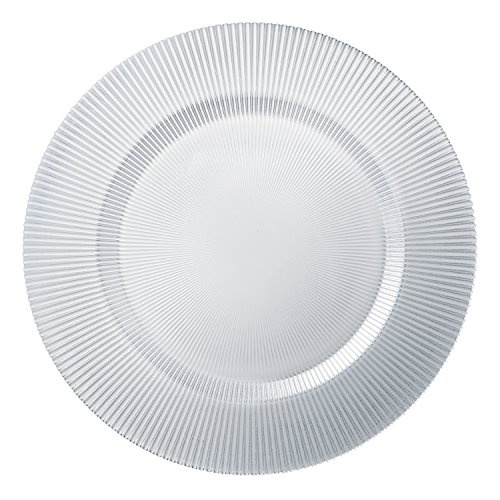 Juego de 6 Platos Redondos de Vidrio 33.8 cm miniatura 2