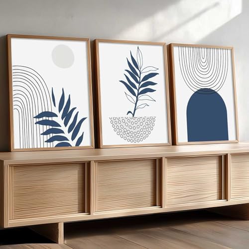 Image of Kalit Kala Decor Boho Art Home Decoration Painting | Paintings With Frame For Living Room Bed Room Hotel Wall Decor Digital Reprint Set of 3 (19X25 inch)