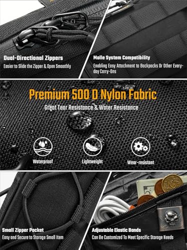 Bolsa de herramientas Bloque E6.0 estuche organizador EDC compacto de nylon 3