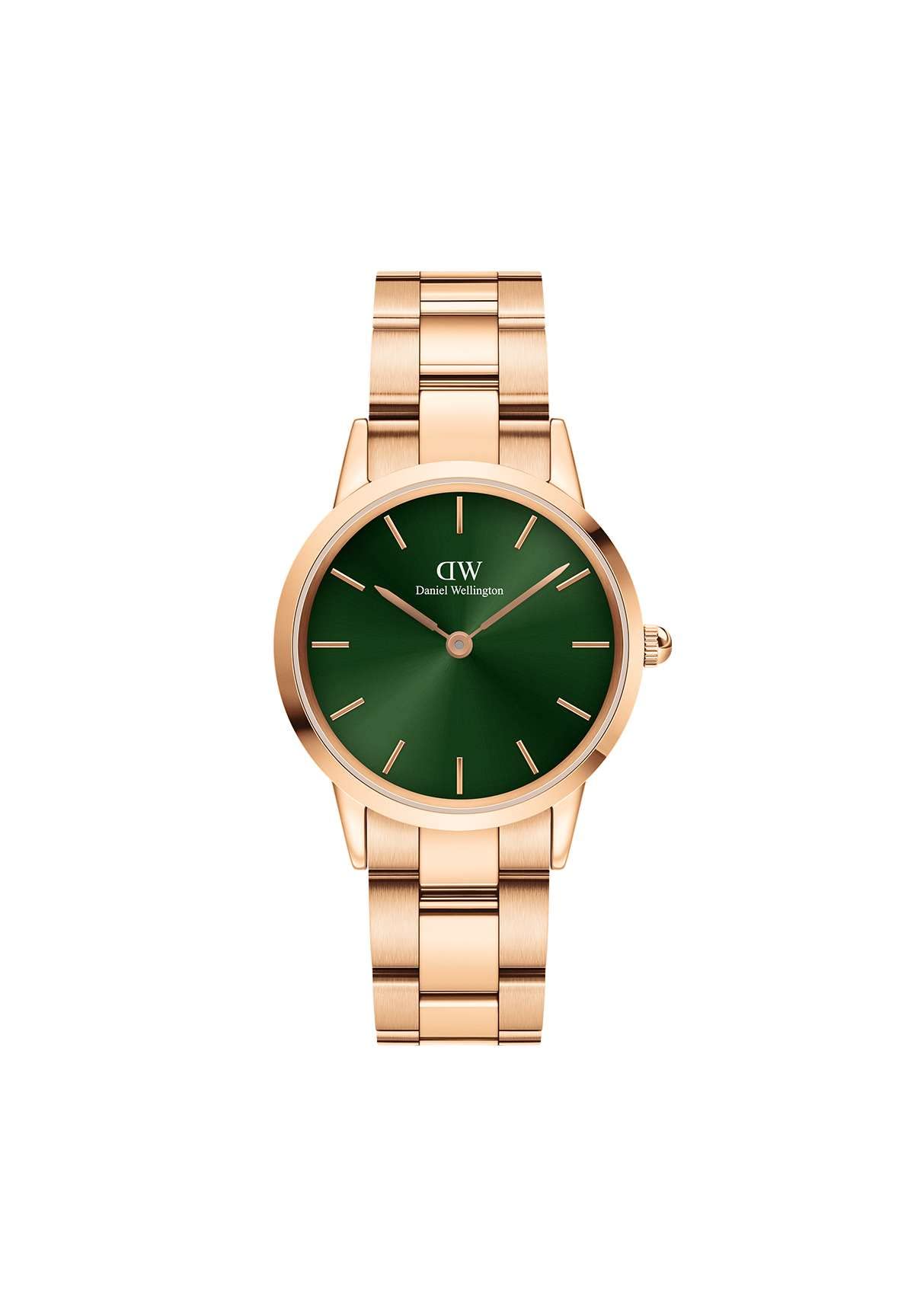 Daniel Wellington Stainless Steel Iconic Link Emerald Analog Womens Watch (Green Dial Rose Gold Colored Strap) (B09169KYKG) Amazon Price History, Amazon Price Tracker