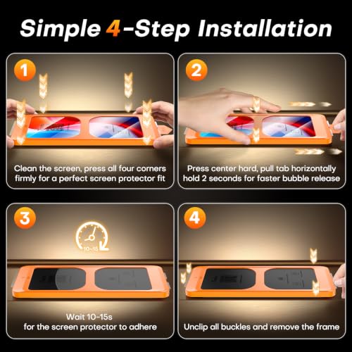 Image of TOCOL for Samsung Galaxy S26 FE Screen Protector, Easy Installation
