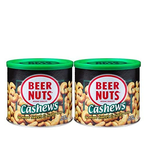 BEER NUTS Cashews, 4-Ounce Packages (Pack of 12)