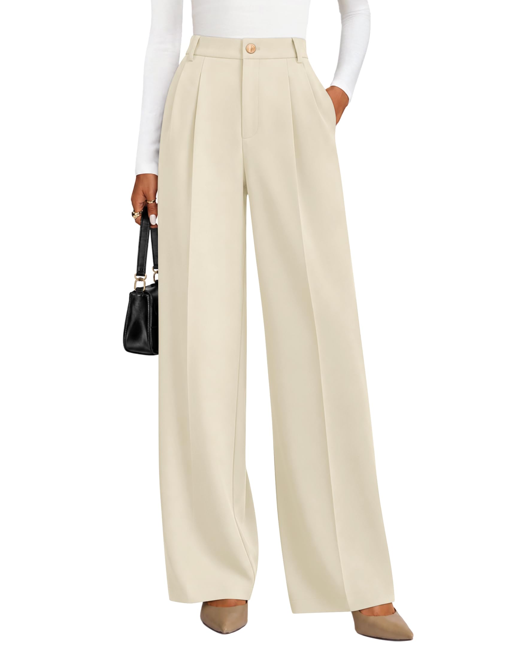 ZESICA Wide Leg Dress Pants