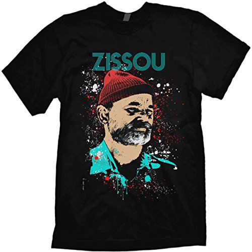 Jared Swart Artwork & Apparel The Life Aquatic with Steve Zissou T-Shirt Black