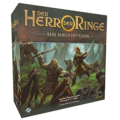 Fantasy Flight Games, Der Herr der Ringe: Reise durch Mittelerde, Grundspiel, Expertenspiel, Dungeon...