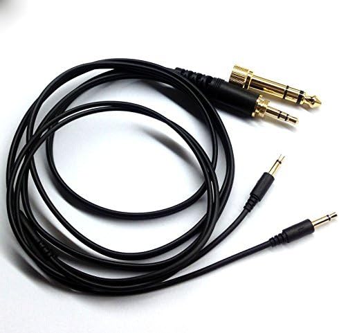 NEW NEOMUSICIA Replacement Cable for SENNHEISER HD477 HD497 HD212 pro EH250 EH350 Headphones Black 1.5m/4.5ft