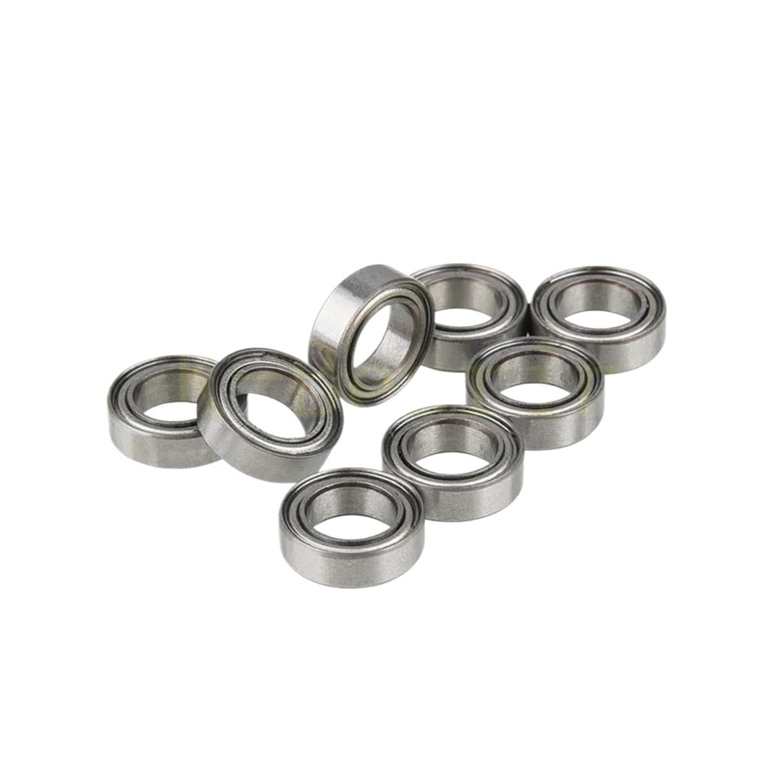 2/10pcs Miniature Deep Groove Ball Bearing Double-Metal Seal Bearings Size 681 638(10PCS-686RS6X13X5)