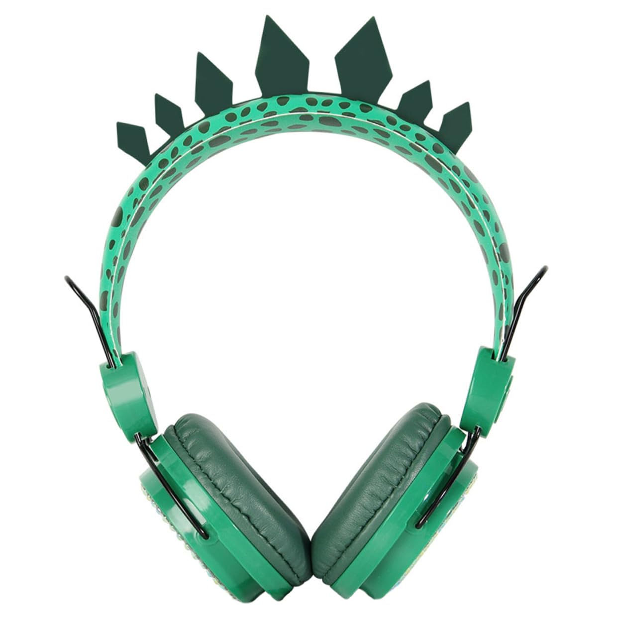 HEMOTON 3 Cuffie Auricolari Per Ragazzi Con Microfono Design A Forma Di Dinosauro Con Strass Per La Scuola