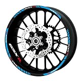 12 X Thick Edge Outer Rim Sticker Stripe Wheel Decals FIT All Suzuki GSXR 250 400 600 1000 750 GSXR1000R GSXR1000 GSXR600 750