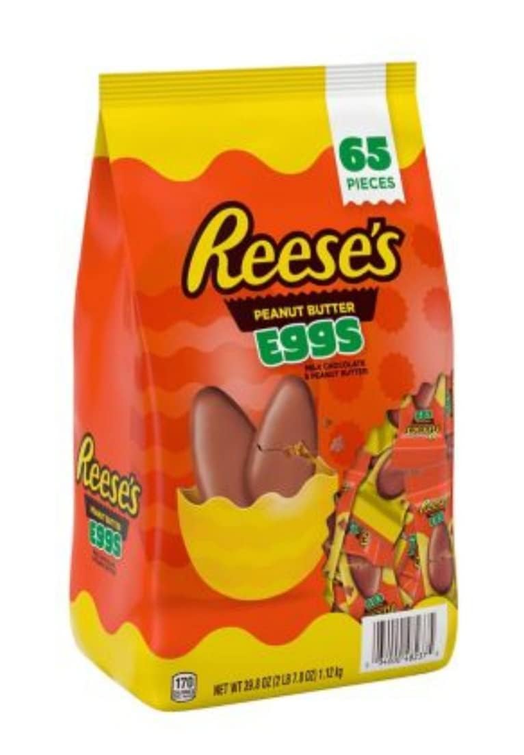 Reese Peanut Butter Eggs with Milk Chocolate - Big Bag - Delicious Classic Treats - Enough to Share with Friends and Family or to Keep to Yourself