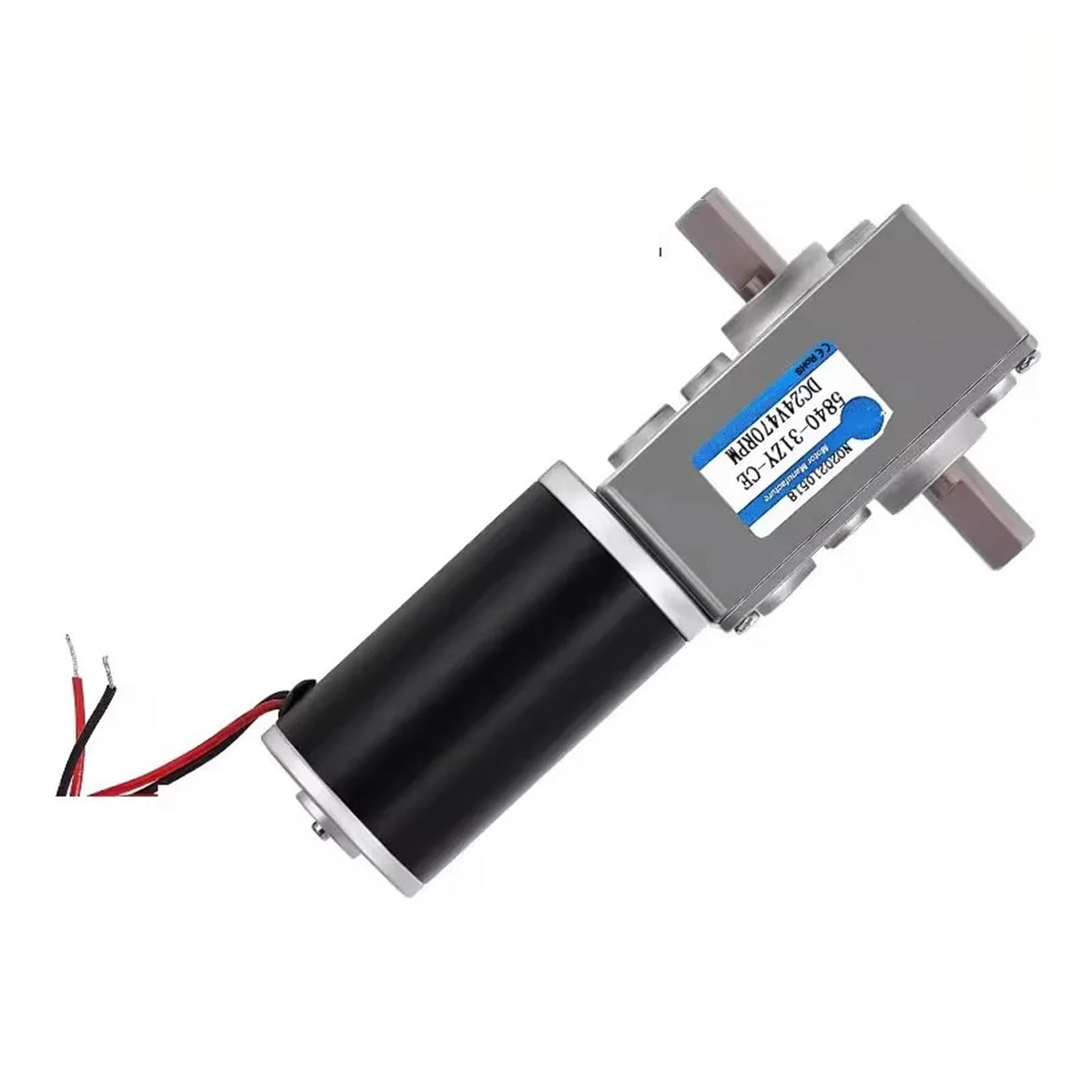 Doppelwellen-Elektromotor Mikro-Schneckengetriebemotor 8rpm 24V 5840-31ZYS