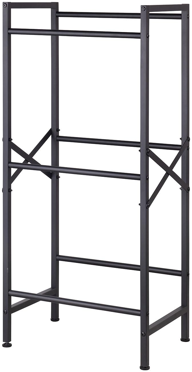 AGT Getränkeregal: Getränkekistenregal für 3 Kisten, aus Metall, belastbar bis 300 kg (Abstellraum Regal, Metall Regal)