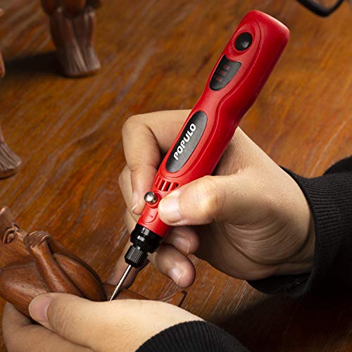 Populo LRT-4 Cordless Rotary Tool Portable 4V Mini Rotary Tool With 46 Pieces Rotary Accessory Kit, 3-Speed And Usb Charging Multi-Purpose Power Tool For Delicate & Used For Small Projects. Populo Lrt-4 thumb #3