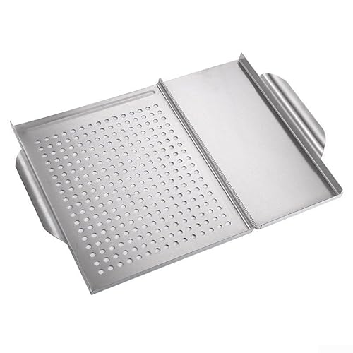 Vassoio di cottura all'aperto dell'acciaio inossidabile, progettazione quadrata del barbecue, 45CM*30 7CM per le riunioni