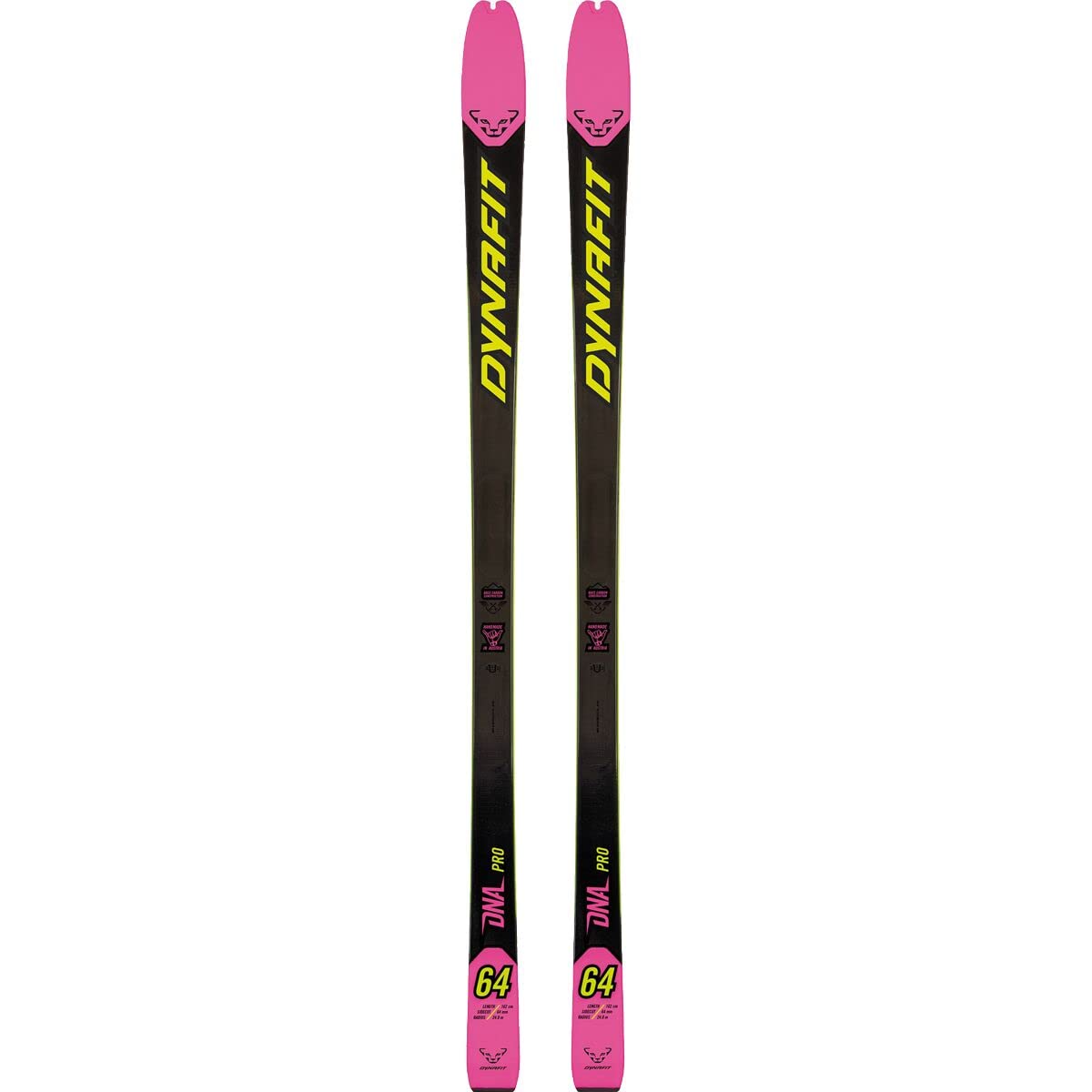 Dynafit DNA Pro Ski - 2023 Neon Yellow/Pink Glow, 162cm